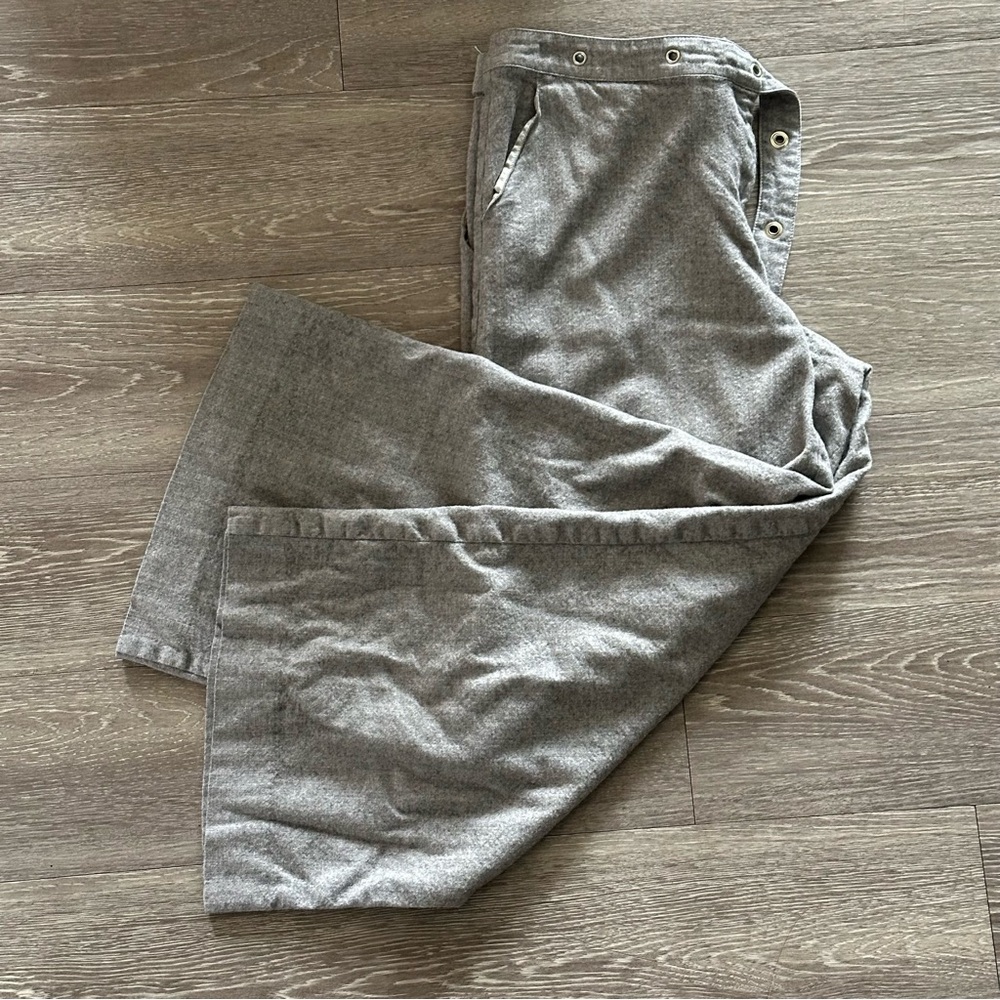 ST. JOHN | brushed wool wide leg capris